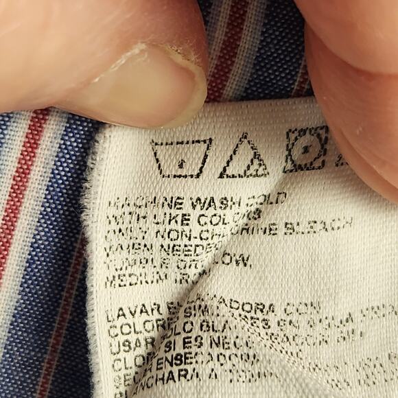 Wrangler Western Shirt Vintage Striped Men’s SZ M Cowboy Pearl Snaps Rodeo - Picture 14 of 16